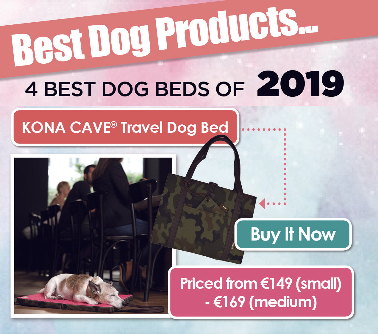 KONA CAVE® voted best bed in K9 Magazine