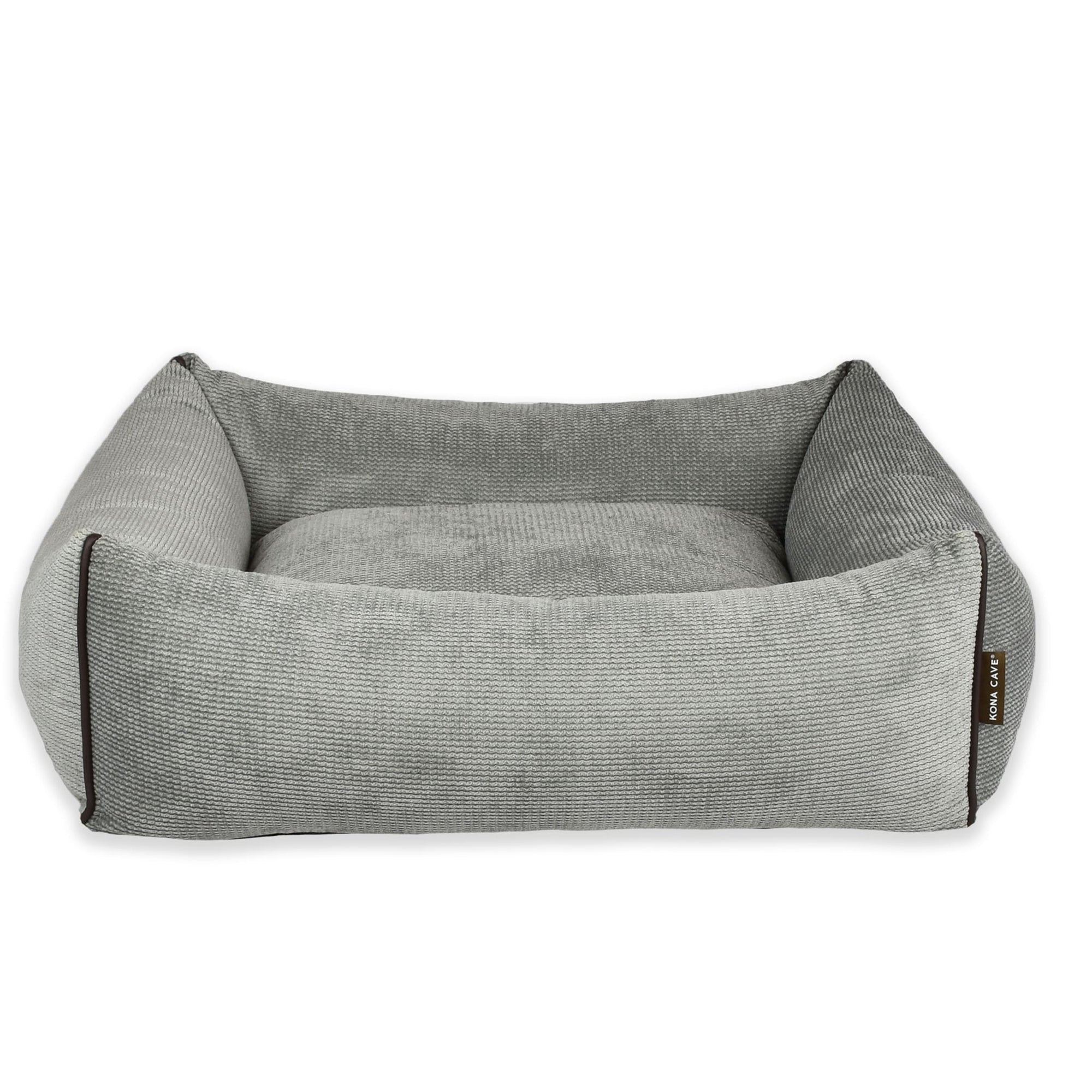 KONA CAVE® luxury Cuddle cave with removable canopy cover. Corduroy Bolster Bed. 