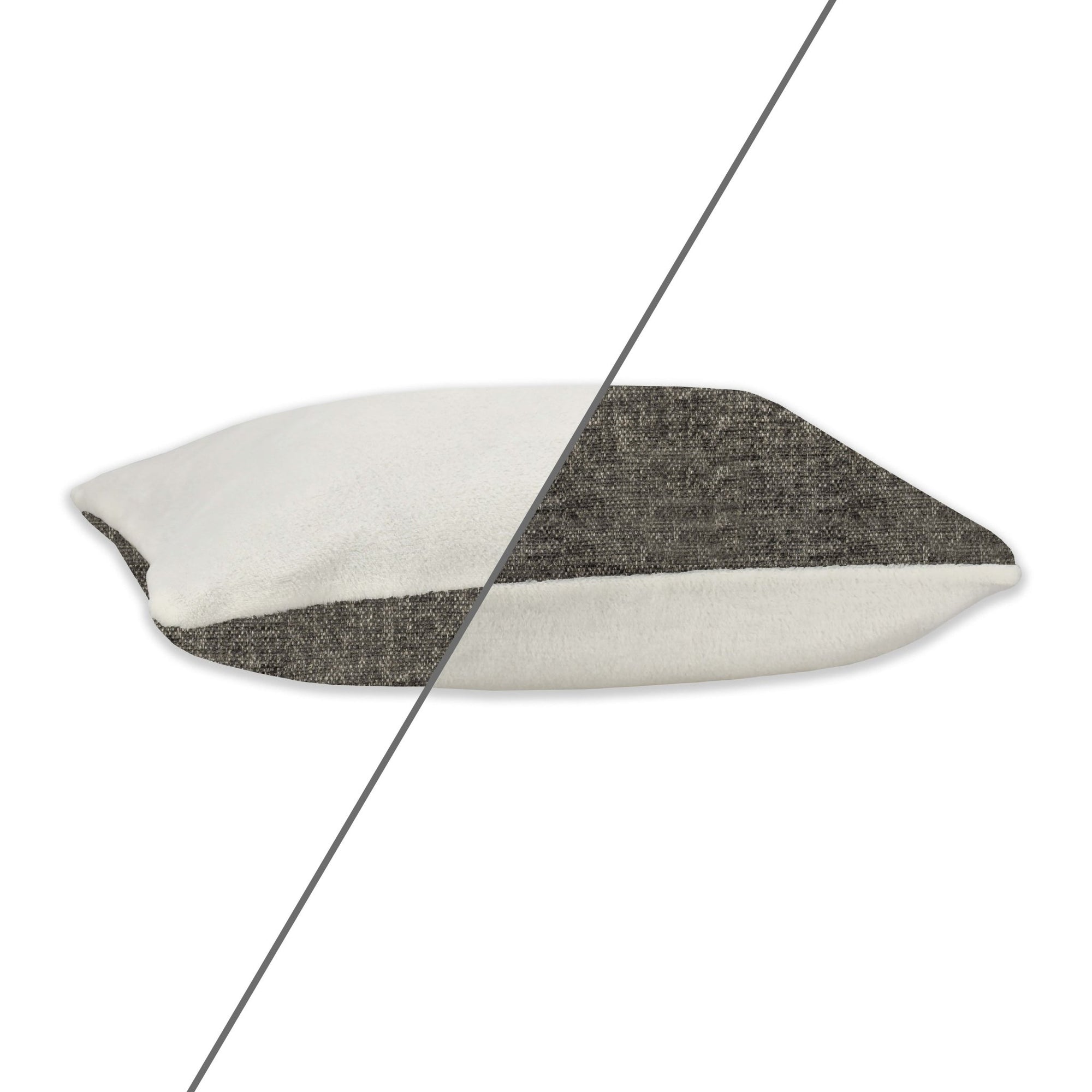 Premium snuggle cave dog bed with reversible and removable center cushion by Sleepy Fox® 