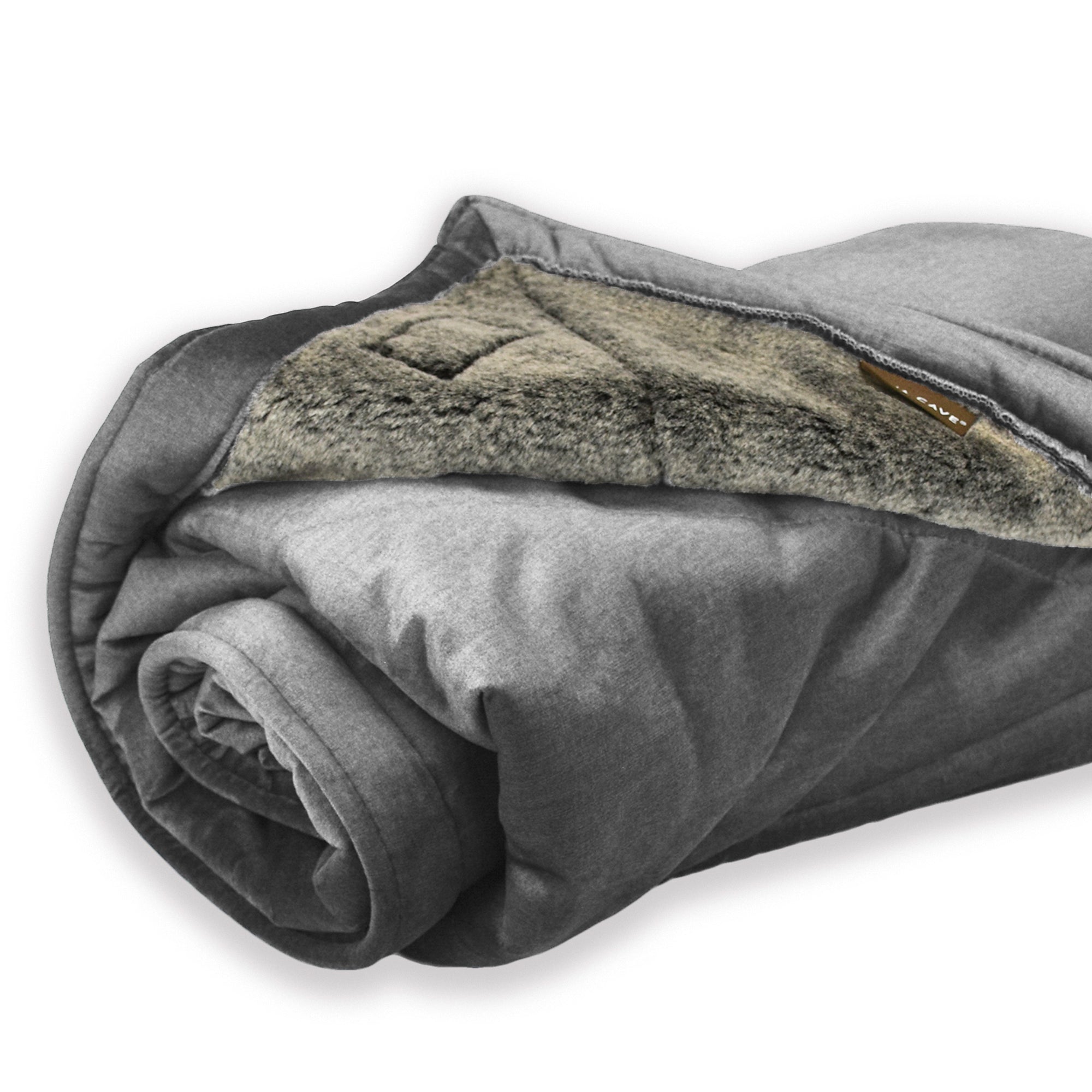 KONA CAVE® Luxury weighted blanket for pets, furniture and people. XL Luxuriously faux fur velvet blanket for families. Luxury gifts.