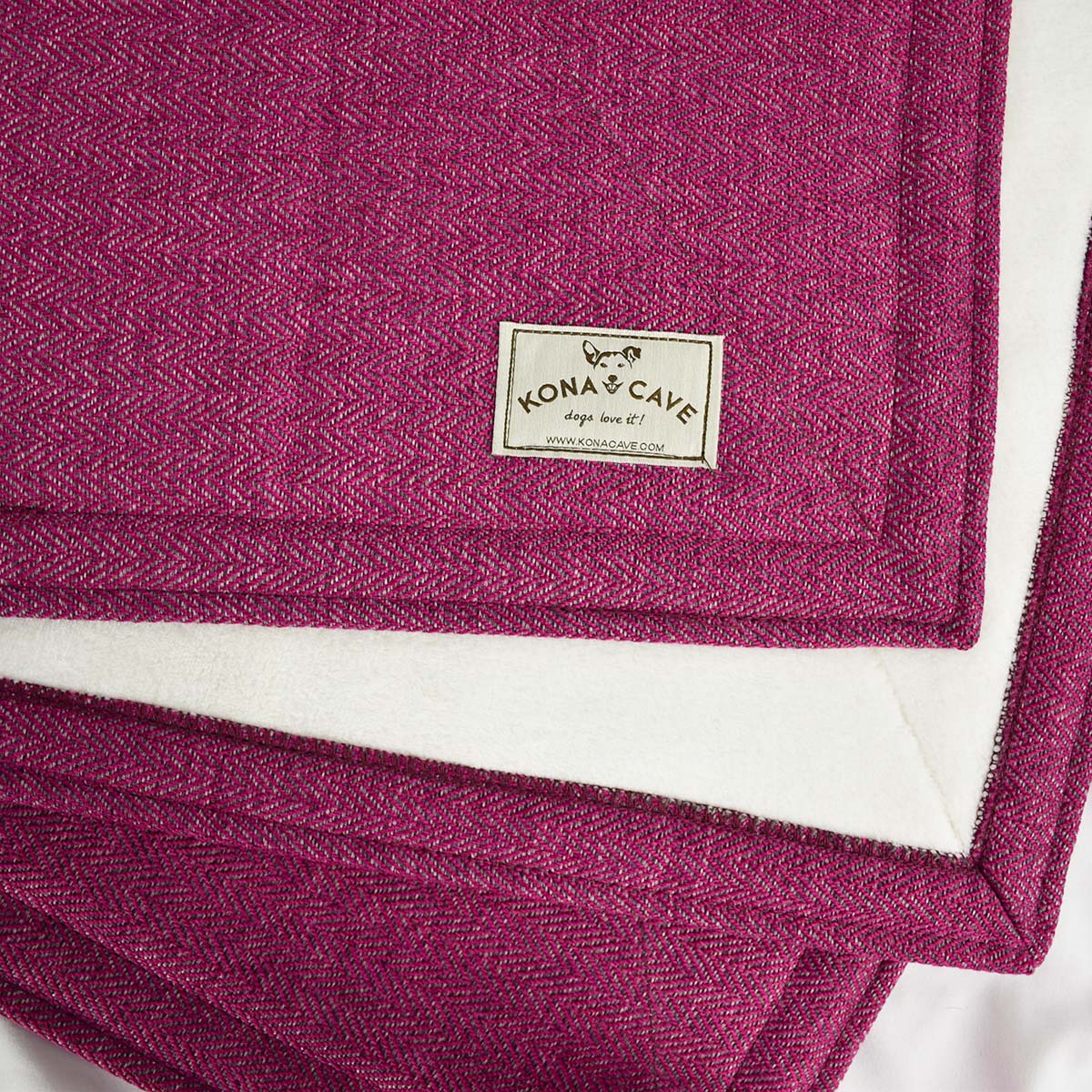 Blanket - Pink Herringbone