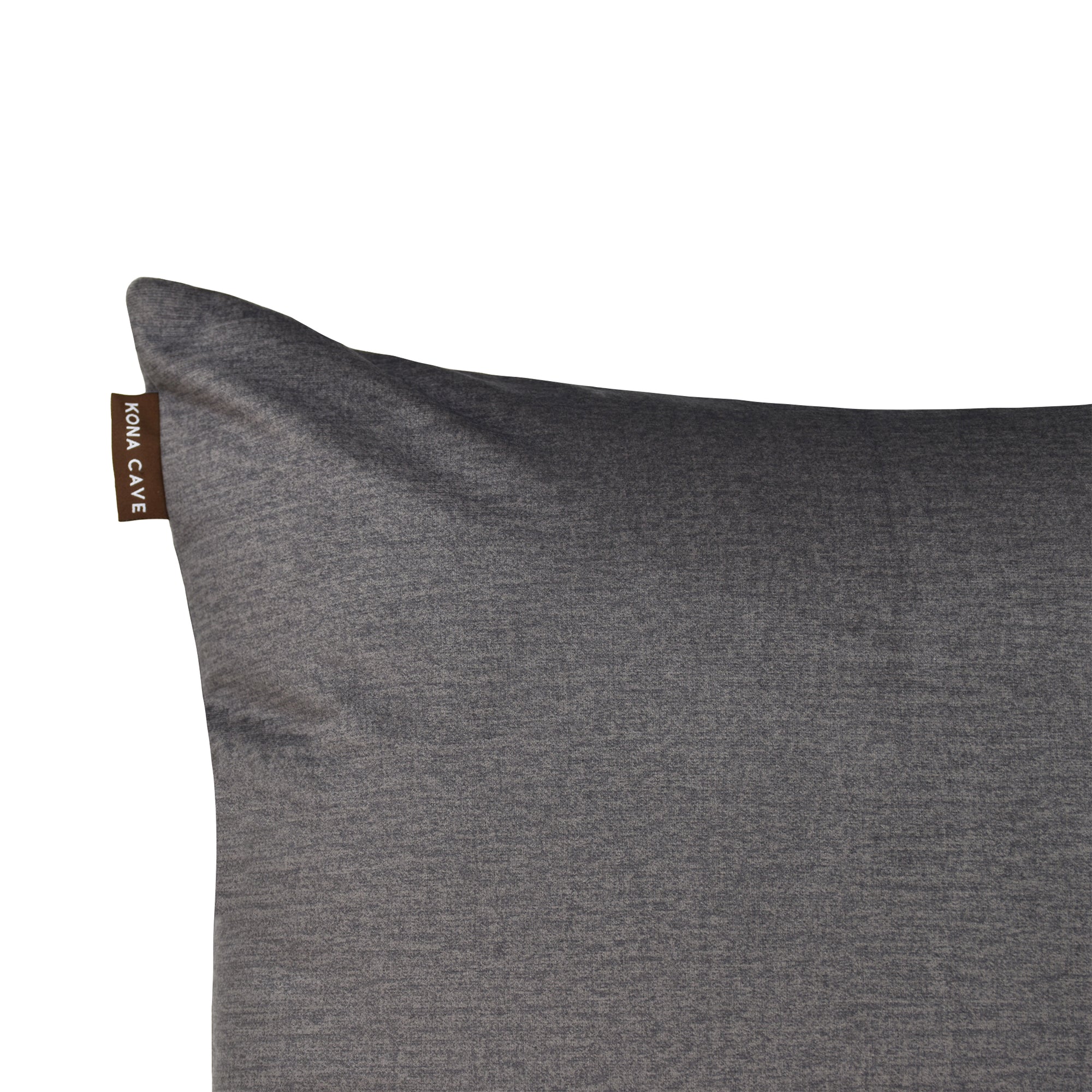 Decorative Pillow Cover - Graphite Grey Velvet