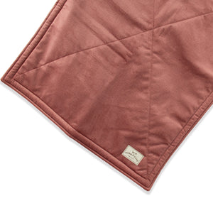 KONA CAVE® Pale Pink Velvet Pet Blanket with Sherpa Fleece Lining (Small)