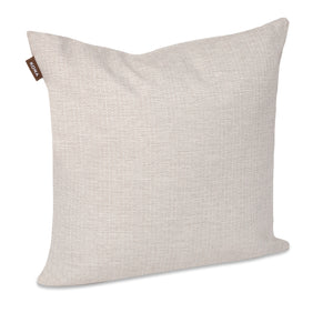 KONA CAVE® Decorative pillow covers, sophisticated cream herringbone fabric.